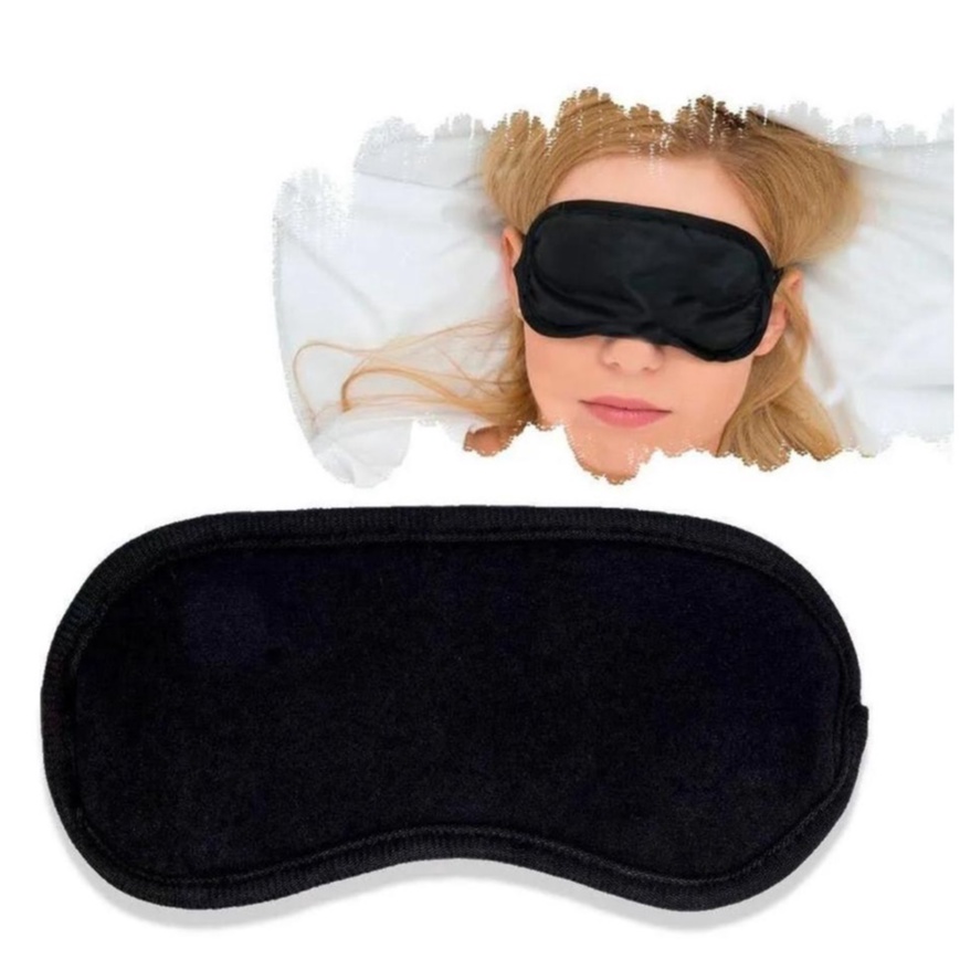 Máscara Tapa Olho para Dormir/ Tapa luz/ Cor preta/preto (AG03)