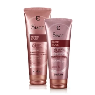Kit Eudora Siage Nutri Rose 4D Shampoo + Condicionador