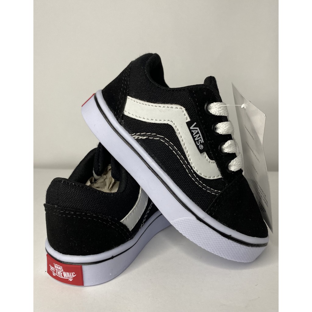 Tênis Infantil Vans preto branco