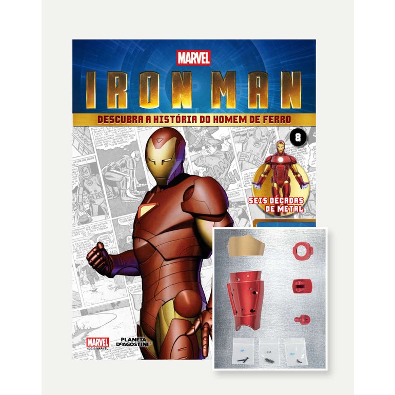 Coleção Homem De Ferro Volume 08 Planeta Deagostini Iron Man