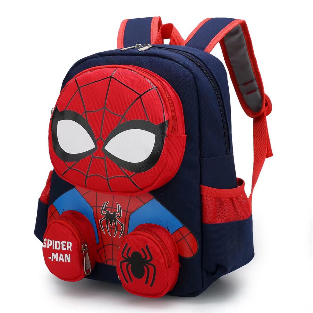 Hello Kitty Mochila Jardim De Infância Marvel Homem-Aranha Bolsa Escolar Infantil