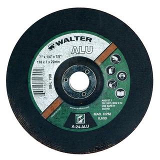 Disco De Desbaste Alumínio 7 X 1/4 X 7/8 08l700 - Walter