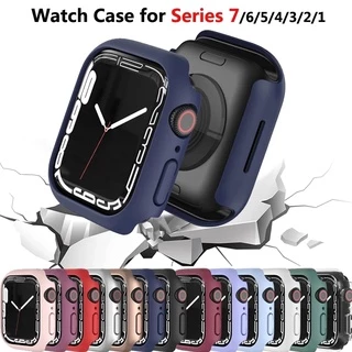 Caso Protetor De Tela Para Apple Série Relógio 7 6 Se 5 4 3 44mm 40mm 45mm iwatch 42mm 38mm Maçã Acessórios