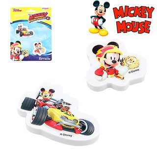 BORRACHA ESCOLAR KIT COM 2 PECAS MICKEY NA CARTELA