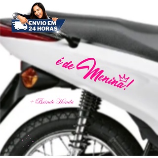 Adesivo Para Moto Kit 4un Honda Biz Menina Nxr Vespa Twister