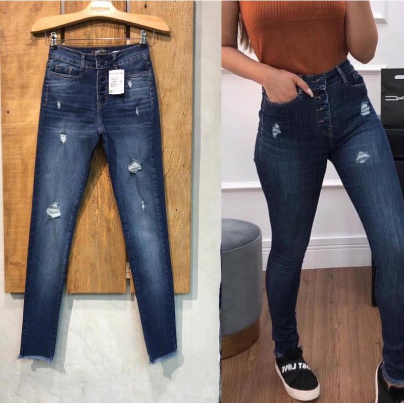 Calças jeans dardak store feminina