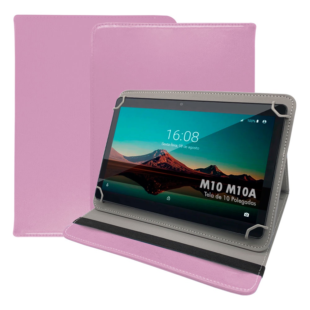 Kit Capa Tablet Multilaser M10 M10a 10 Polegadas Couro + Pelicula ...