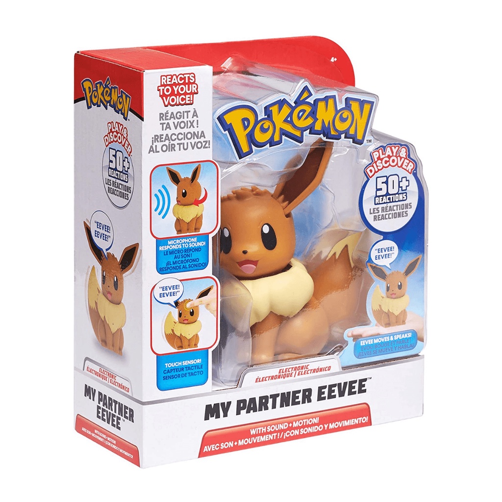 Bonecos Pokémon - Multi Pack 4 Figuras Evolução Eevee Sunny - JP Toys -  Brinquedos e Actions Figures para todas as idades