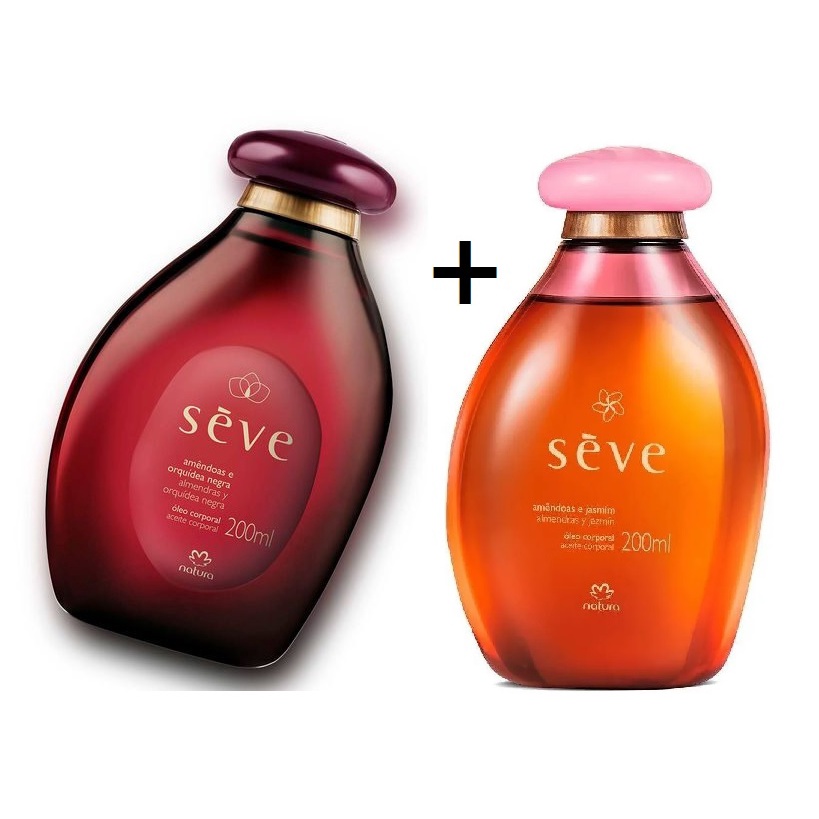 Kit Com 2 Óleo Sève Corporal Natura 200ml - Original Pronta Entrega