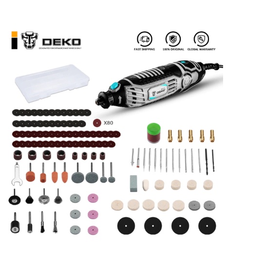 Micro Retifica Deko 200w Com 210 Acessórios 220v | Shopee Brasil