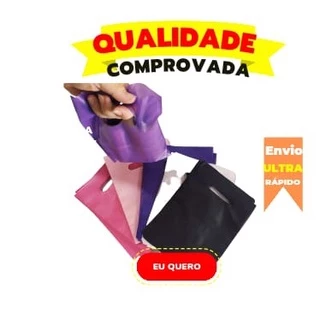 50 Sacola Plástica Boca de Palhaço medida 15x20