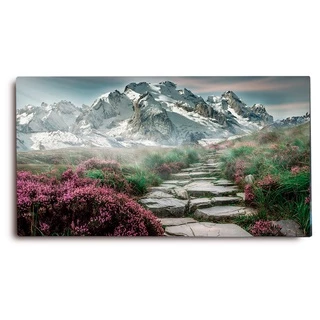 Quadro Paisagem Montanhas de Gelo Grande foto alta resolução decoração para sala impressão em tela
