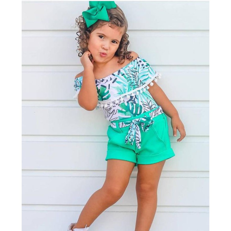 Conjunto infantil hot sale para meninas