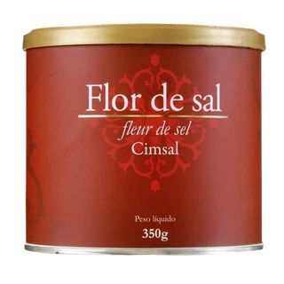 Flor De Sal Natural Cimsal 350g Original com Nota Fiscal