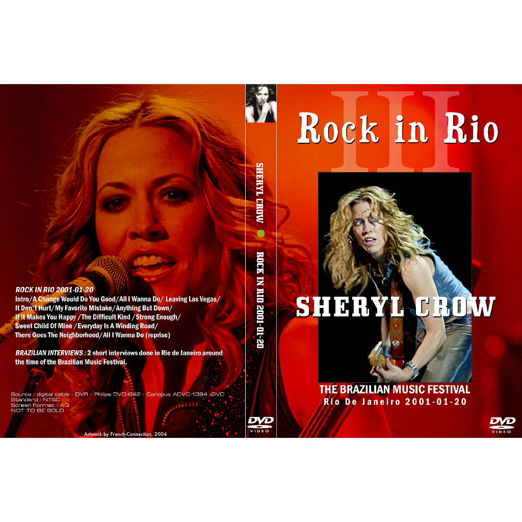 Sheryl Crow Rock In Rio 2001 | Shopee Brasil