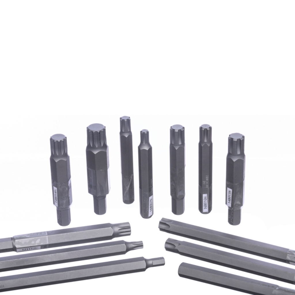 Jogo de Bits Para Parafuso do Cabeçote 1/2'' Com 14 Peças Jogo de Bits Para Parafuso do Cabeçote 1/2'' Com 14 Peças