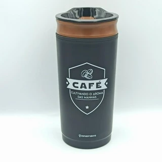 Copo viagem Prensa Francesa (Seu café feito no próprio copo)