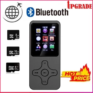 Tela De 1,8 Polegadas Bluetooth 5.0 MP3 Mp4 Reprodutor De Música FM E-book Mini Walkman Esportes MP3