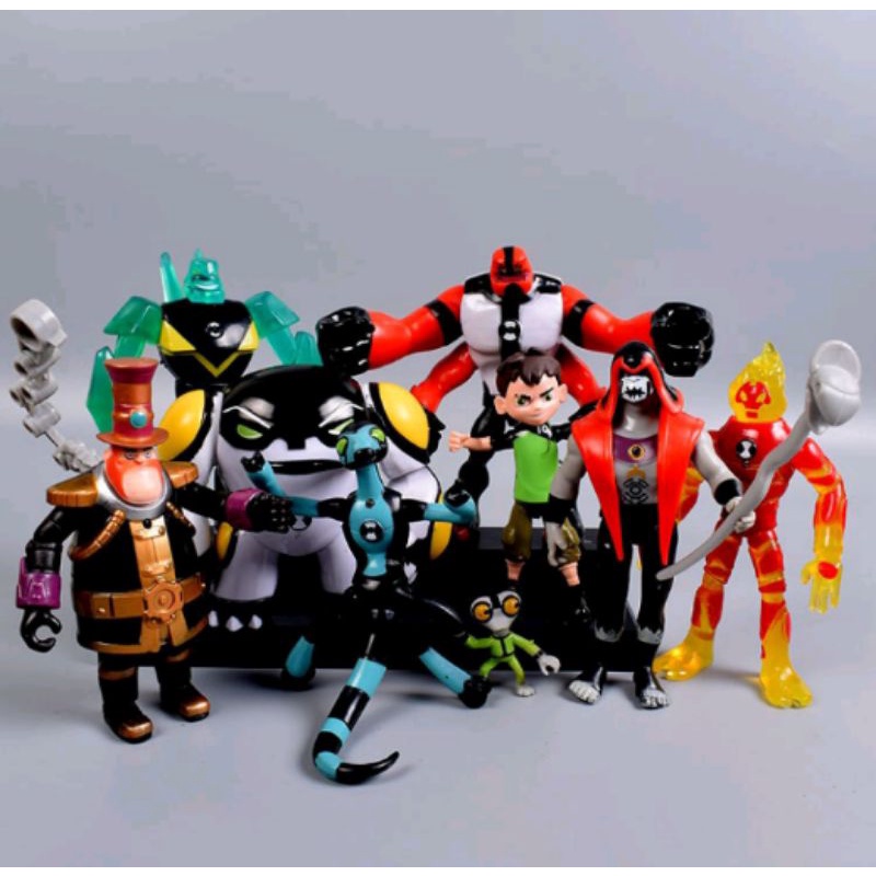 Boneco Ben 10 Personagens Infantis Ben 10 Divertido Bonecos Aliens