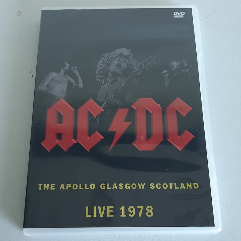 DVD AC-DC - Live 1978 The Apollo Glasgow Scotland | Shopee Brasil