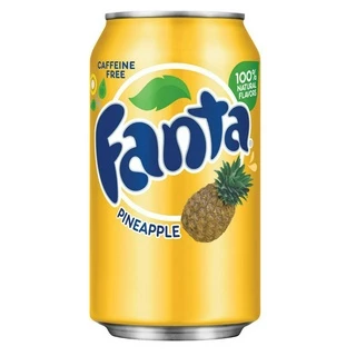 Refrigerante Fanta Abacaxi Importado 355ml
