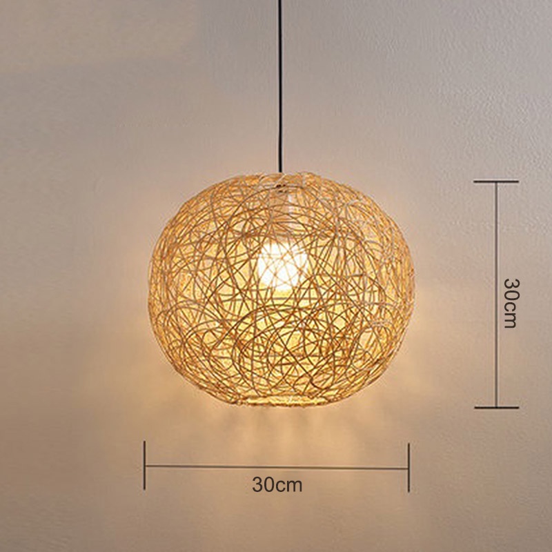LUSTRE BAMBU PENDENTE RUSTICO LUMINARIA DE TETO LUMINARIA LANTERNA LED