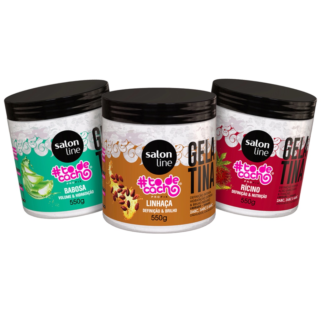 Gelatina Salon Line todecacho Babosa 550g Shopee Brasil