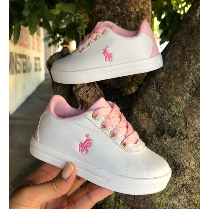 Tenis discount polo rosas