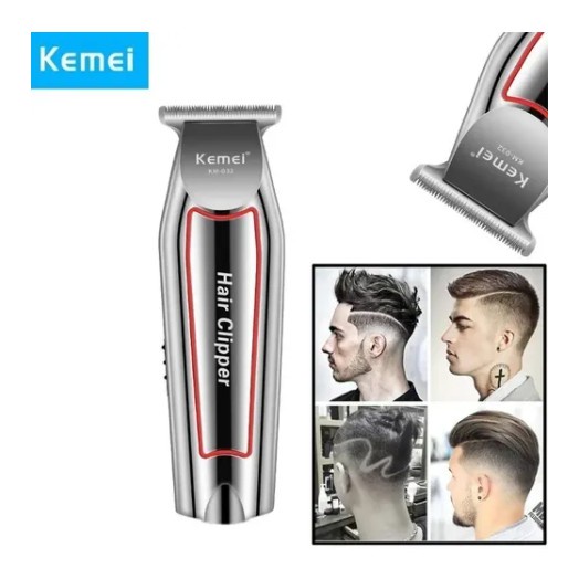 Kit 2 Maquininha Para Acabamentos Desenho Corte de Cabelo Risco Disfarce  Barba Degrade Disfarçado Máquina de Cortar Cabelo Profissional