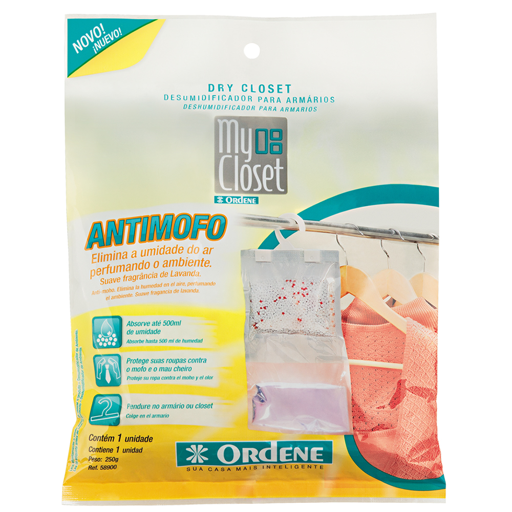 Desumidificador Antimofo De Armários Ordene Dry Closet Pendurar Guarda ...