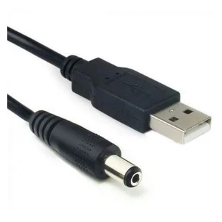 Cabo Usb Para Fonte Conector P4 Pino 5.5 Força Tablet 50cm