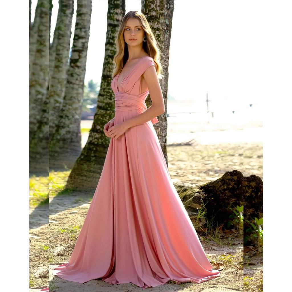 Vestidos longos best sale rodados para formatura