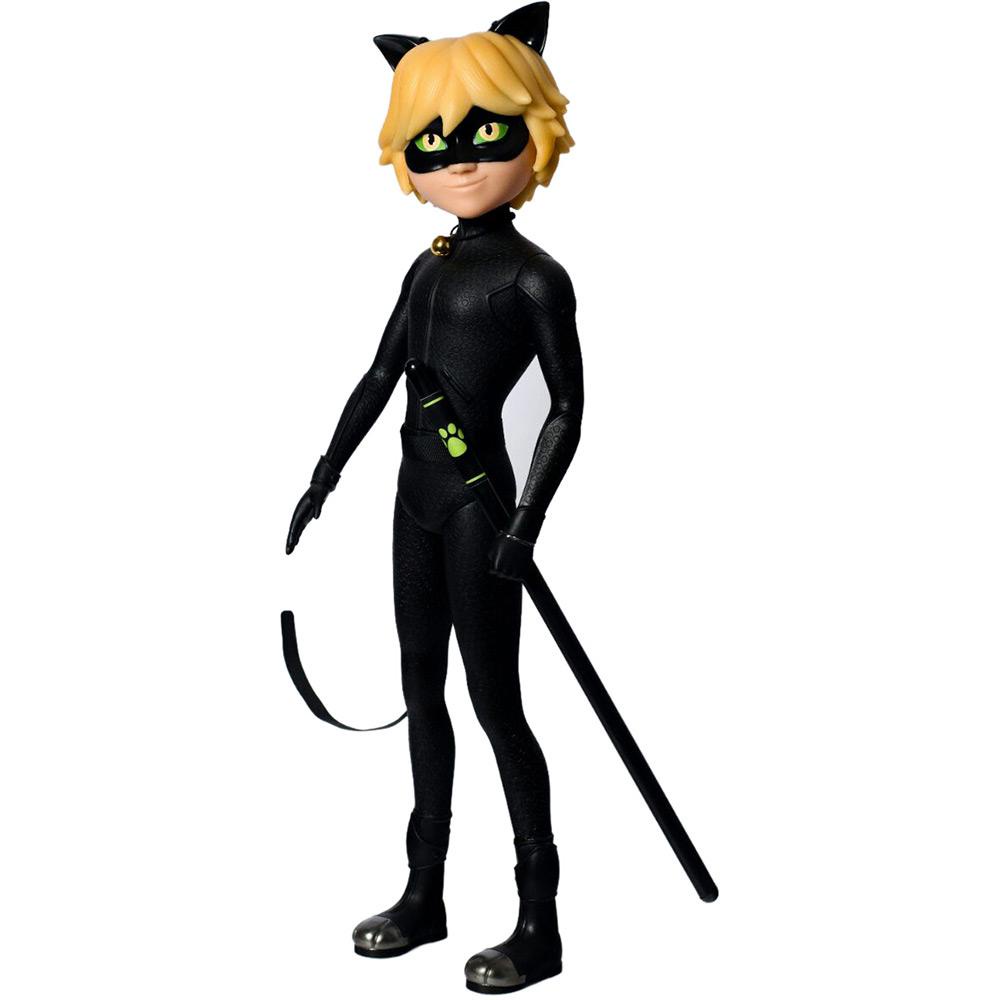 Cat Noir Boneco 57cm Miraculous Com Bastão Baby Brink Original | Shopee ...