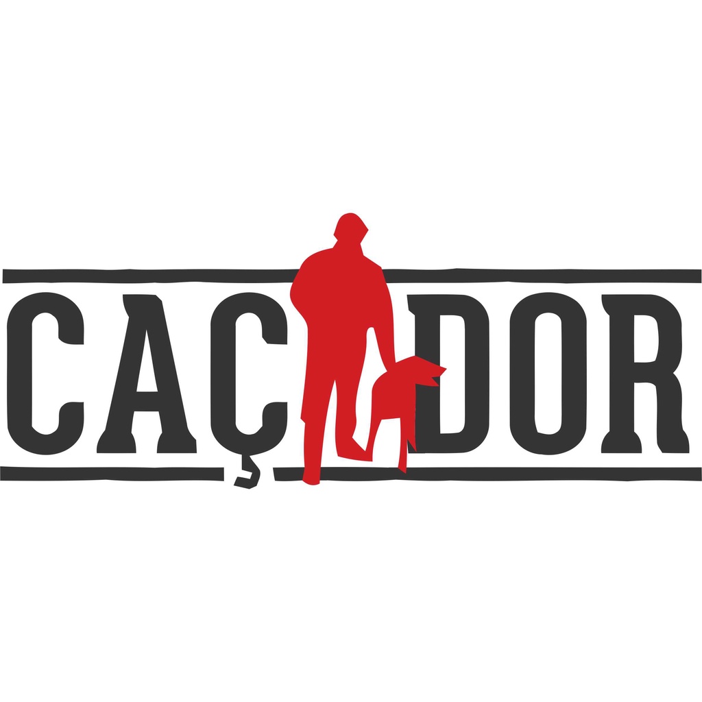 Adesivo Caçador 20x8cm a194 adesivo de recorte que fica só as letras ...
