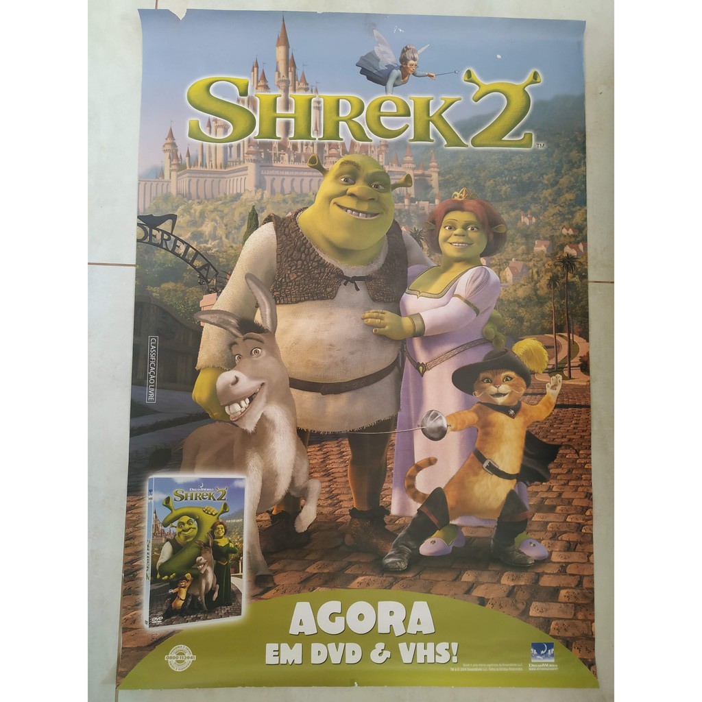 Poster, Quadro SHREK 2 – 100% gigante em