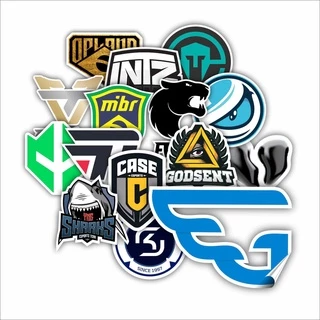 CSGO BR Kit com 30 Adesivos - Stickers times brasileiros counter-stike cs2