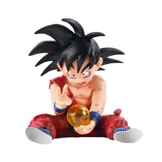 Anime dragon ball figura de ação vegeta majin buu cabelo branco preto  permanente pose goku super