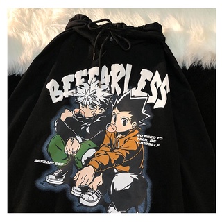 Moletom Com Capuz Masculino Fofo Estampa Hunter X Feminino Para