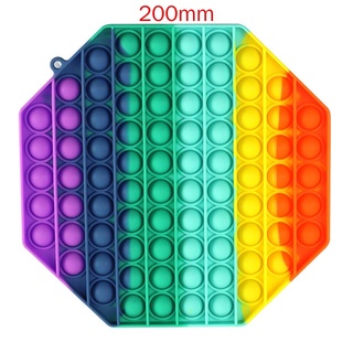 Pop-It Super Tamanho Grande Fidget Brinquedo Gigante Rainbow Silicone  Espremer Pops Para Crianças Adultos