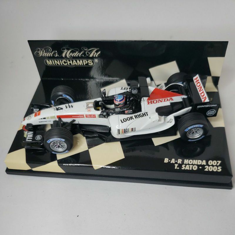 Miniatura BAR Honda 007 T. Sato 2005 | Shopee Brasil