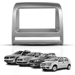 Moldura Central Painel Palio 2003 a 2012 Siena Weekend e Strada 2005 a 2012 Dvd 2 Din Multimidia