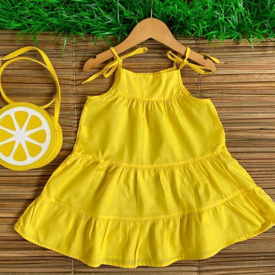 Vestido de criança store amarelo