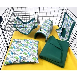 Enxoval Para Porquinho da Índia - kit com 05 Peças