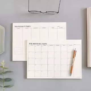 Planejador Semanal B5 60 Folhas Lista De Tarefas Escritório E Escola Bloco De Notas Gerenciador De Tempo Notebook Fresco