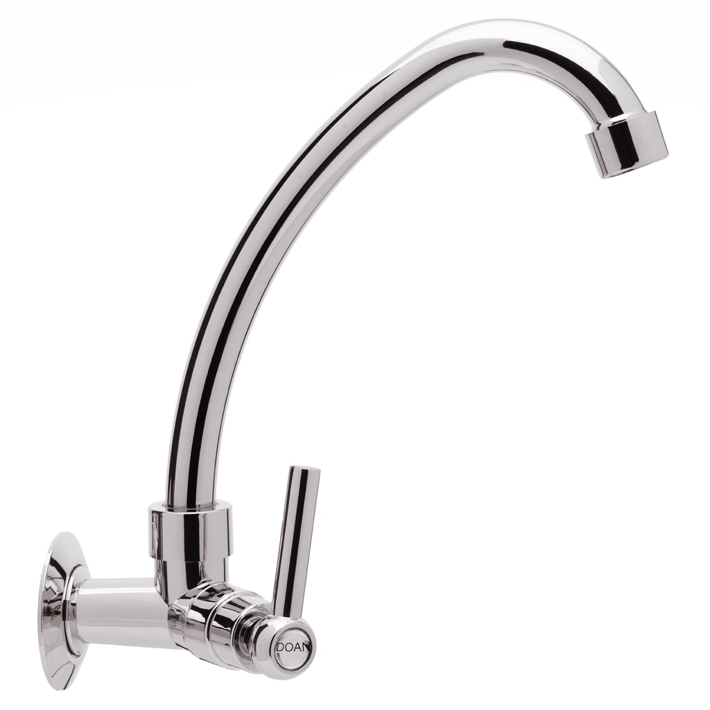 Torneira de Abs Cromada Longa Parede CA01L