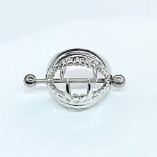 Piercing Mamilo Vampiro Aço Cirurgico / dourado