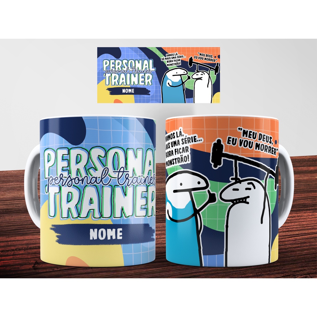 Arte Digital Caneca Flork Personal Trainer