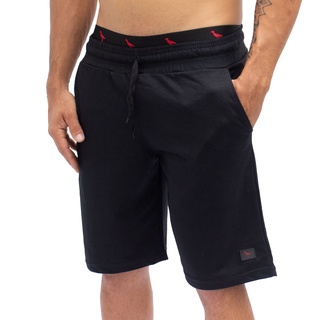 Bermuda Moletom Masculina Algodão Lisas 2 Bolsos Academia Ducam
