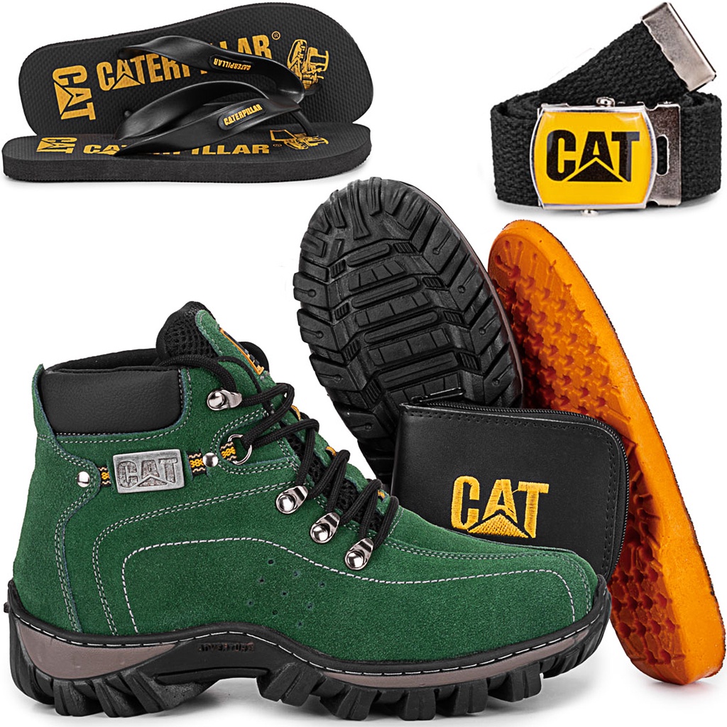 Kit com Bota Adventure + Chinelo + Carteira e Cinto