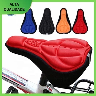 Capa para Selim em Gel Silicone Banco Almofada Forro Para Bicicleta，Almofada De Gel De Sílica Flexível Bicicleta Ciclismo